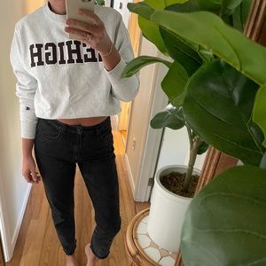 Vintage LEHIGH university champion crew neck sweatshirt in light gray size small